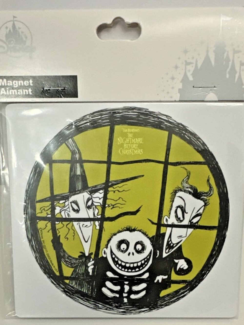 Disney-Lock Shock Barrel-Nightmare Before Christmas-Car/Frig Magnet-NEW